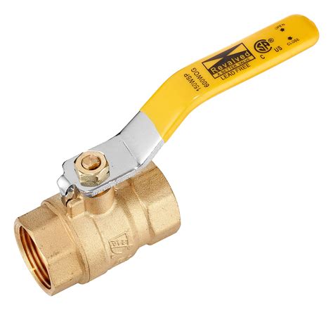 Snapklik REVALVED Full Port 1 In Brass Ball Valve Lead Free Brass