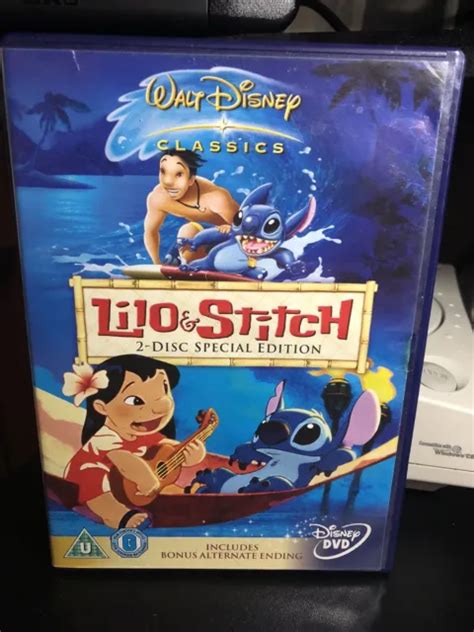 Walt Disney Classics Lilo Stitch Disc Dvd Vgc Free Delivery