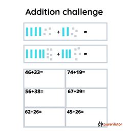 adding  subtracting double digit numbers parentutorcouk