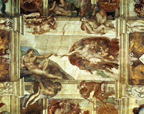 The Creation Of Adam Poster By Michelangelo