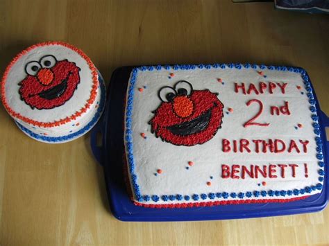 Elmo 2Nd Birthday Cake - CakeCentral.com