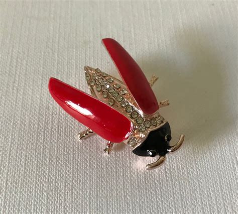 Rhinestone Roach Pin Fly Pin Rhinestone Bug Pin Bug Pin Etsy