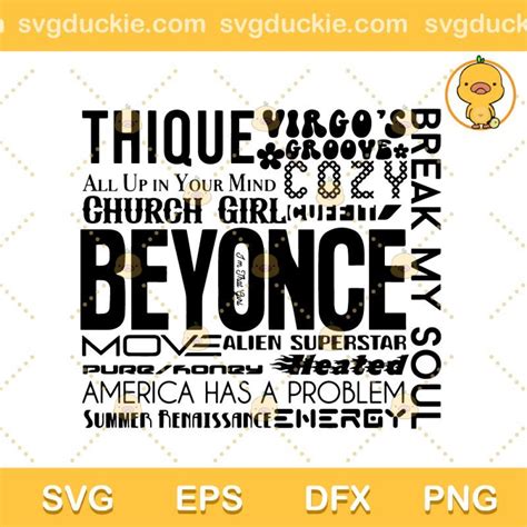 Retro Beyonce Renaissance Albums SVG, Beyonce Singer SVG, Renaissance World Tour 2023 SVG PNG ...