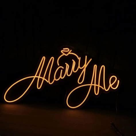 Marry Me Neon Sign Liuyang Lamps