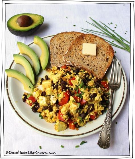 Tofu Scramble Breakfast Of Vegan Champions Recipe Vegetarian