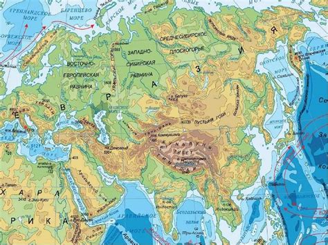 Карта рек география 7 класс