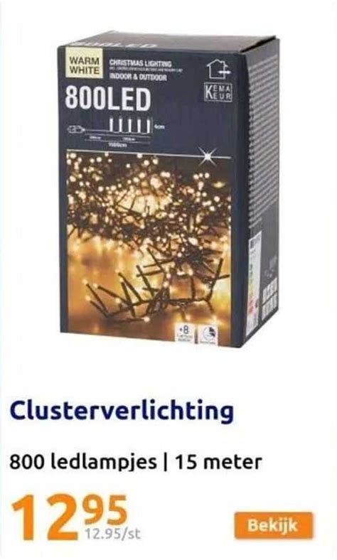 Clusterverlichting Aanbieding Bij Action Folders Nl