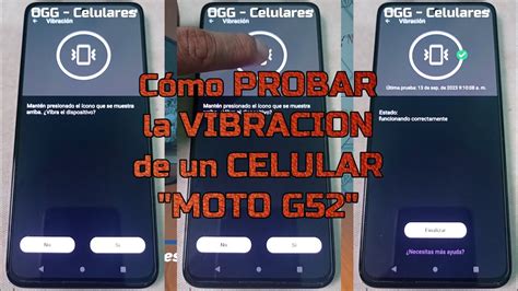 C Mo Probar La Vibraci N De Un Celular Moto G Youtube