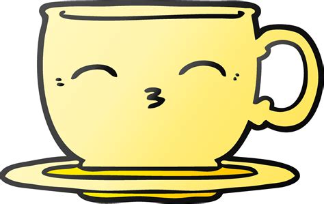 cartoon tea cup 12424590 Vector Art at Vecteezy