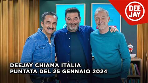 Deejay Chiama Italia Puntata Del 25 Gennaio 2024 Ospite Max Giusti