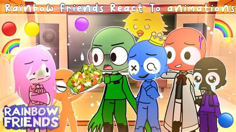 🌟🌈rainbow Friends React To Animations 💕🌈🌟 My Au ️⚡️🔥•~ Gacha