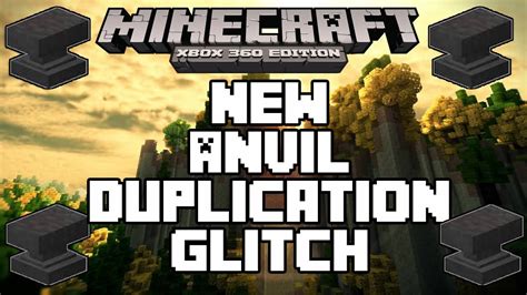 New Tu Anvil Duplication Glitch Minecraft Xbox Ps Youtube