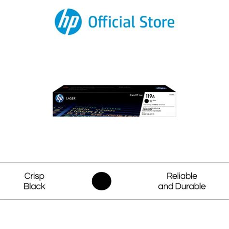 HP 119A Black Original Laser Toner Cartridge HP Color Laser MFP 150a