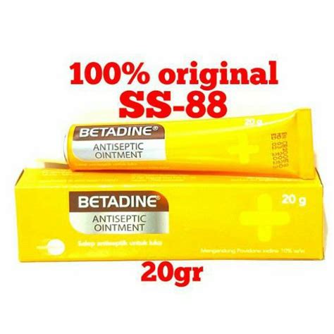 Jual BETADINE ANTISEPTIC OINTMENT SALEP ANTISEPTIK UNTUK LUKA 20gr