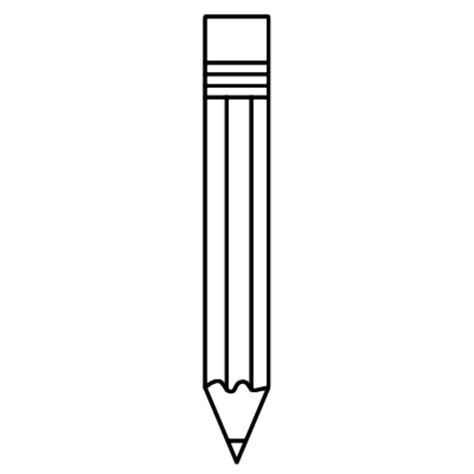 Black And White Clip Art Pencil At Sasoutingblog Blog