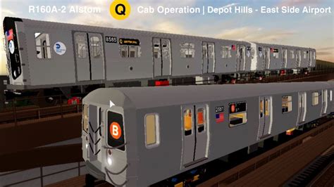 R A Alstom Q Train Cab View Operation Depot Hills East Side