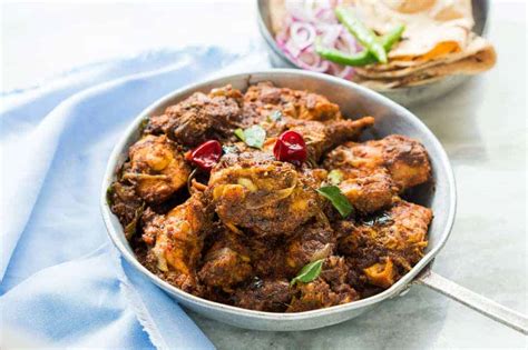 Spicy Chettinad Pepper Chicken Fry Roast My Food Story