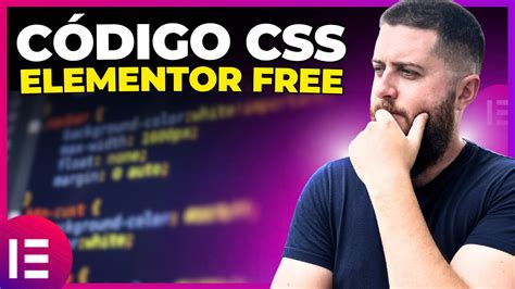 Como Adicionar C Digo Css No Elementor Gr Tis Youtube