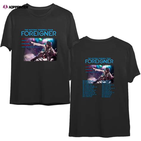 Foreigner The Histroric Farewell Tour Shirt Foreigner