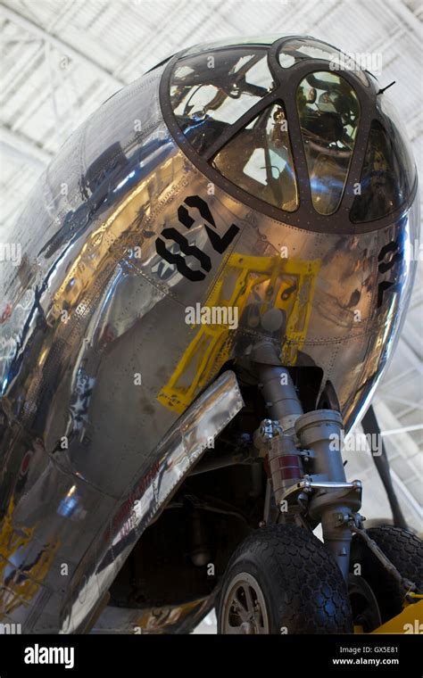 Enola Gay B Superfortress At Udvar Hazy Stock Photo Alamy