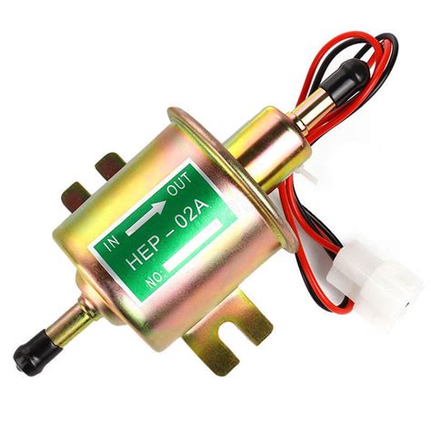 Universal Fuel Pump Hep 02a New Gold Electric Gas Diesel Inline Low Pressure 12v Ebay