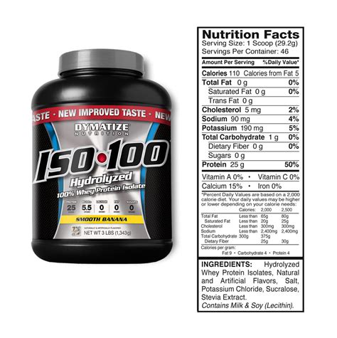 Tj Fitness Dymatize Iso 100 Hydrolyzed 100 Whey Protein Isolate