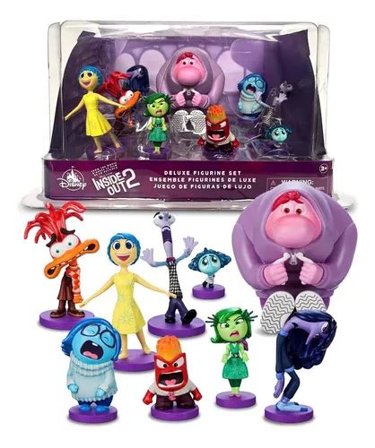 Disney Store Inside Out 2 Intensamente Set Deluxe Figurines Envío gratis