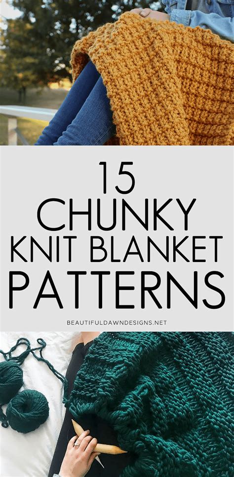 15 Chunky Knit Blanket Patterns Artofit