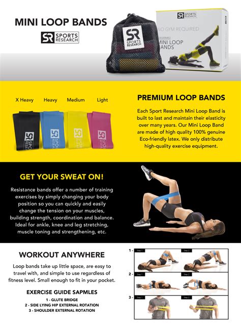 Amazon Sweet Sweat Mini Loop Bands With Levels Of Resistance