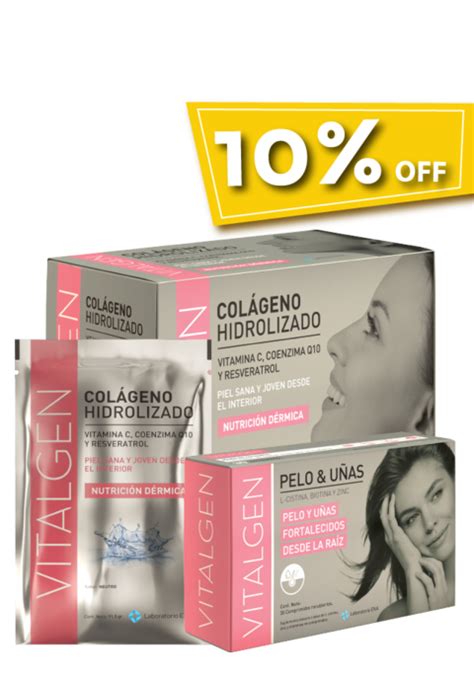 Combo Beauty Vitalgen Colageno Hidrolizado 15 Sobres Vitalgen