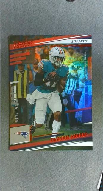 2022 PANINI PRESTIGE Xtra Points Red Premium 183 DeVante Parker