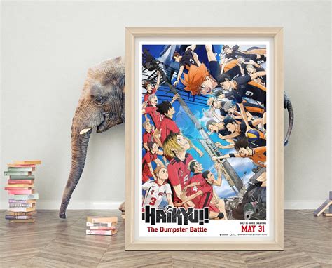 Poster Haikyuu The Dumpster Battle Movie Poster Wall Art 2024 Movie