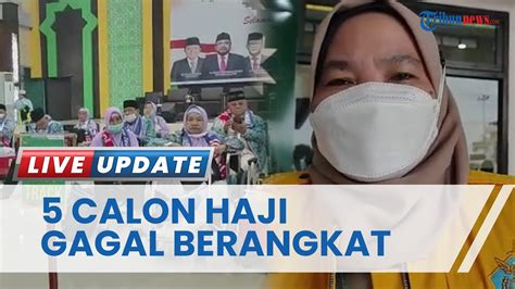 SAKIT 5 Jemaah Calon Haji Embarkasi Palembang Tak Jadi Berangkat