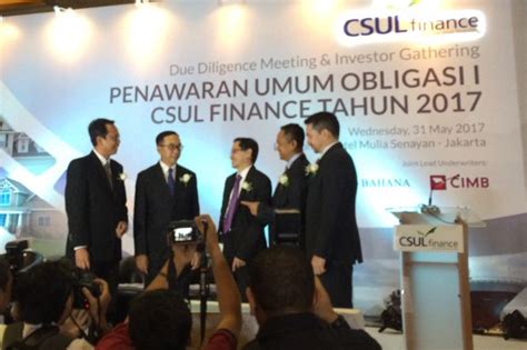 Csul Finance Terbitkan Obligasi Rp500 Miliar