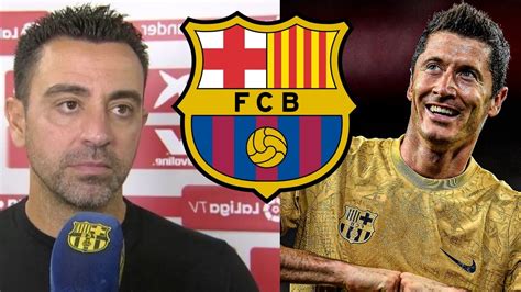 XAVI ENVOIE UN TRES BEAU MESSAGE A AUBAMEYANG LEWANDOWSKI FAIT