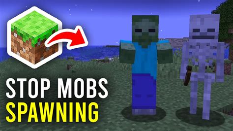 How To Stop Mobs Spawning In Minecraft Full Guide Youtube