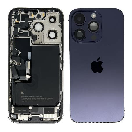 Châssis Arrière iPhone 14 Pro avec Batterie Violet intense Origine