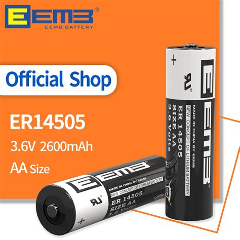 Eemb Er Aa Battery Lithium Battery V Mah Aa Size