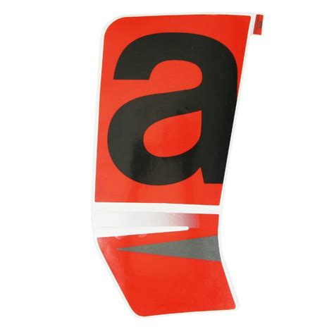 AUTOCOLLANT STICKER DECOR FACE AVANT DROIT ORIGINE PIAGGIO APRILIA 50