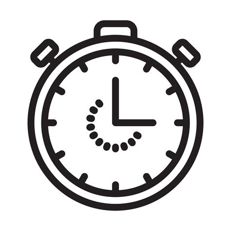 stopwatch icon vector 24393899 Vector Art at Vecteezy