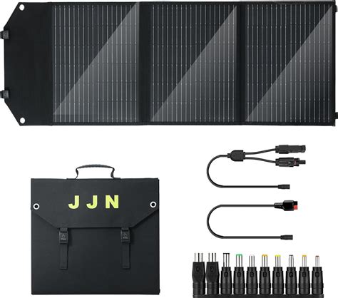 JJN 100W Portable Solar Panel Review Outdoor Overnights