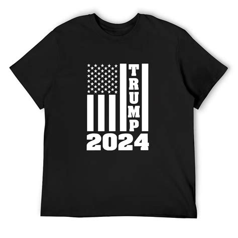 Trump 2024 Usa Flag Re Elect America Trump Political Mens Graphic T