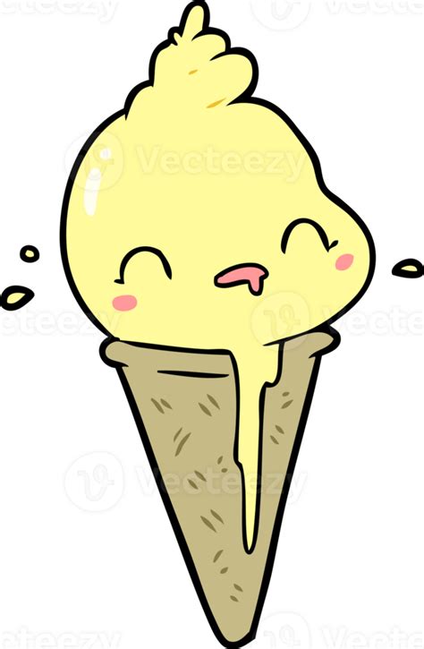 Cute Cartoon Ice Cream 39850918 Png