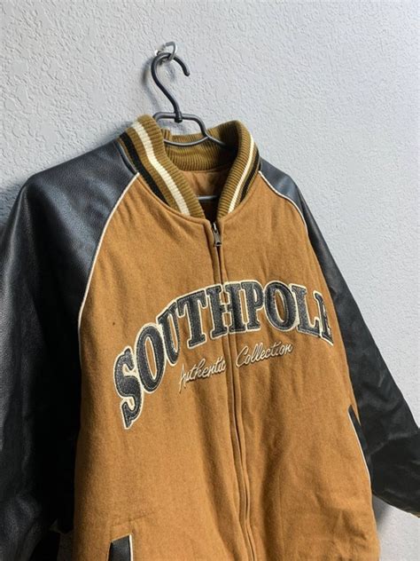 Southpole Vintage Y K South Pole Varsity Jacket Leather Grailed