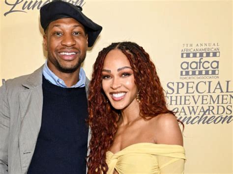 Jonathan Majors and Girlfriend Meagan Good Make Red Carpet Debut at ...