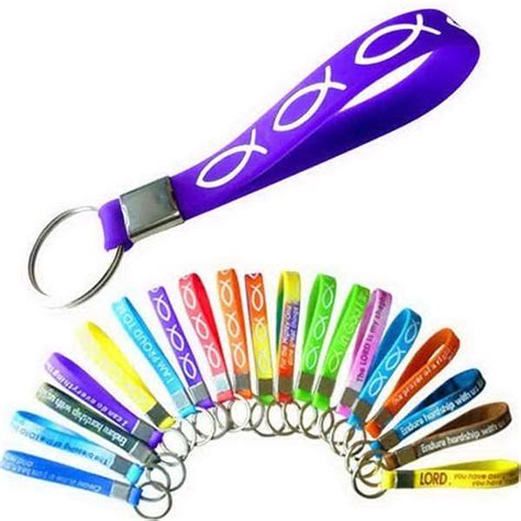 Advertising Promotional Keyring Customized Silicone Keychain