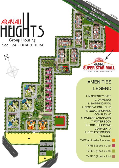 Dwarkadhish Aravali Heights in Sector 24 Dharuhera, Dharuhera - Price, Location Map, Floor Plan ...