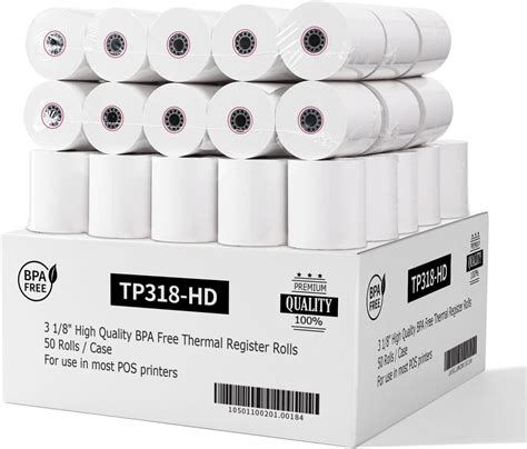 Amazon Fhs X Thermal Paper For Receipts Rolls Of