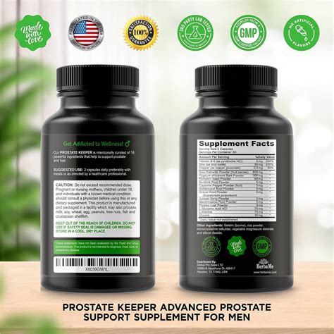 Herbame Prostate Support Supplement For Men With Saw Palmetto Pygeum