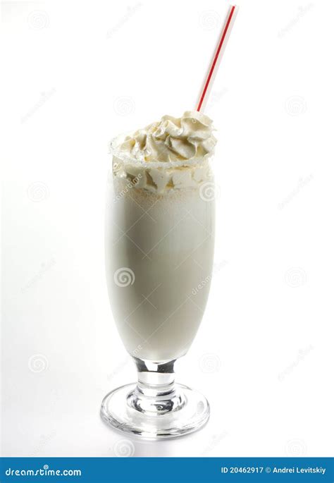 Vanilla Milkshake Stock Image Image Of Club Background 20462917